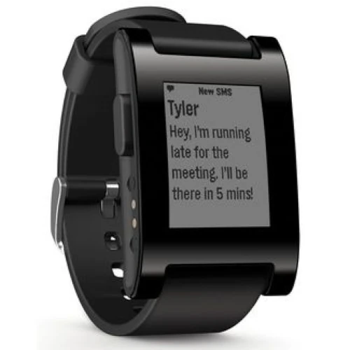 Original Pebble smartwatch in black
